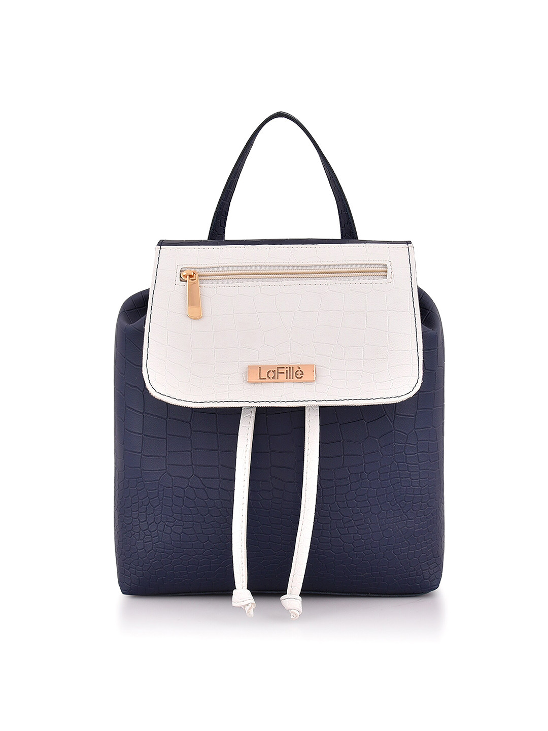 

LaFille Women Textured Backpack, Blue
