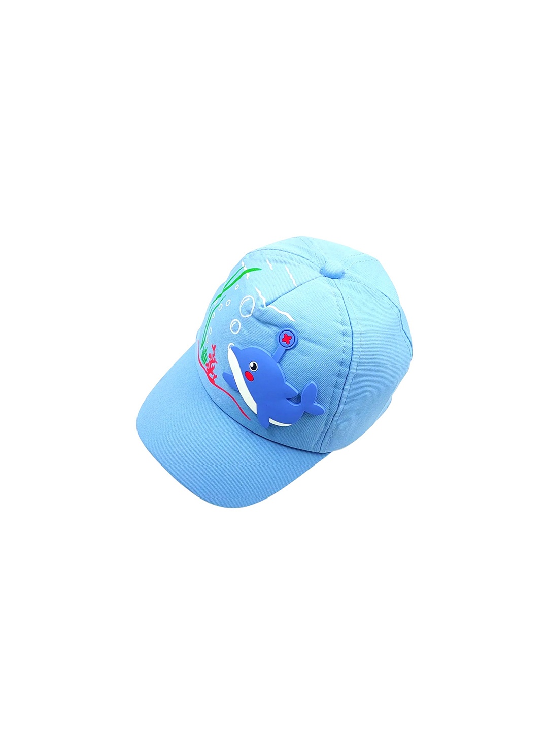 

Zacharias Kids Printed Cotton Baseball Cap, Blue