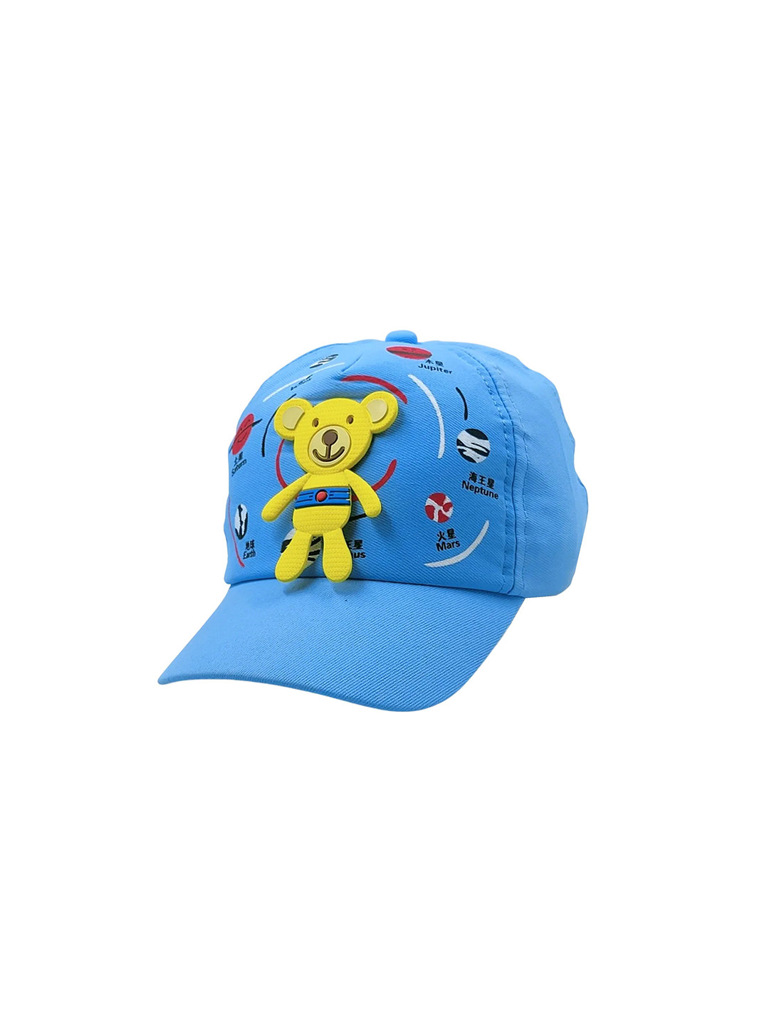 

Zacharias Kids Printed Cotton Baseball Cap, Blue