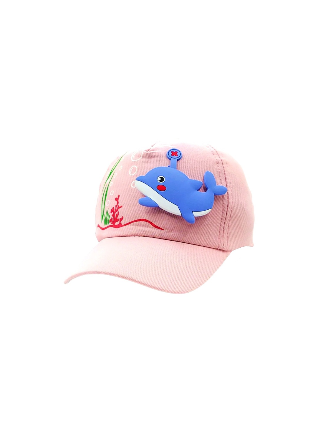 

Zacharias Kids Printed Baseball Cap, Pink