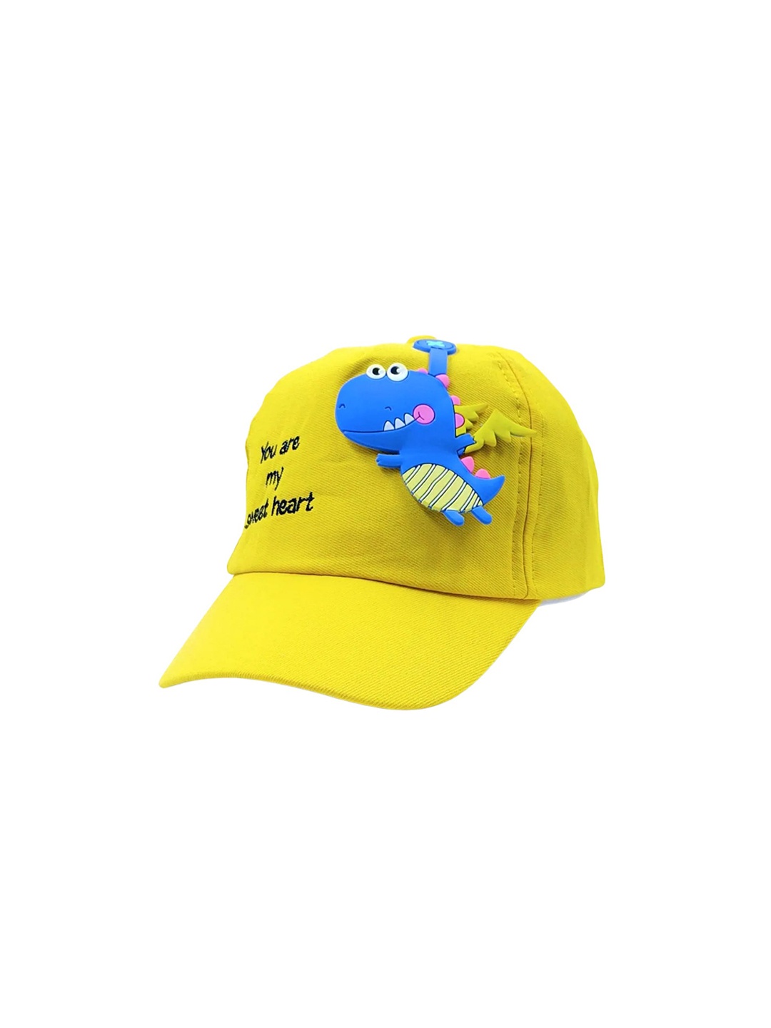 

Zacharias Kids Embroidered Printed Baseball Cap, Yellow