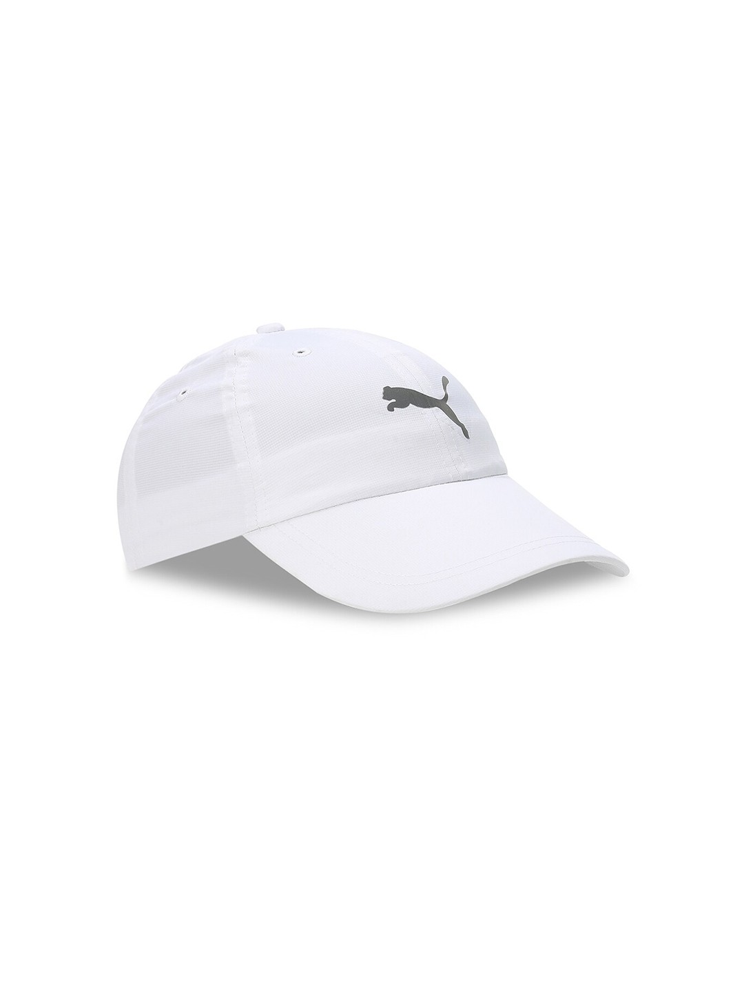

Puma Kids Reflective Cat TR Logo-Printed Basketball Cap, White