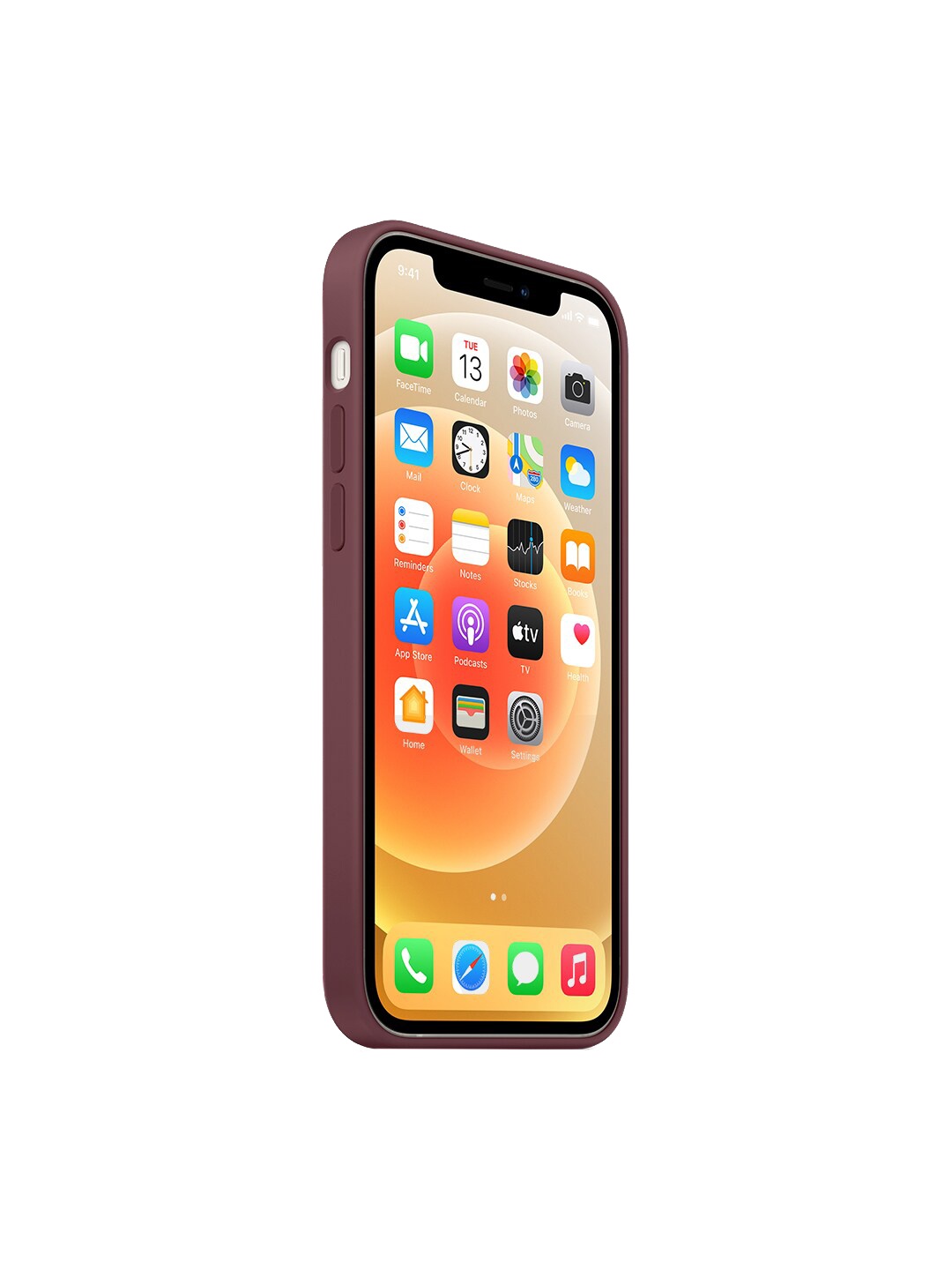 

TREEMODA Silicone iPhone 12 Pro Back Case, Mauve