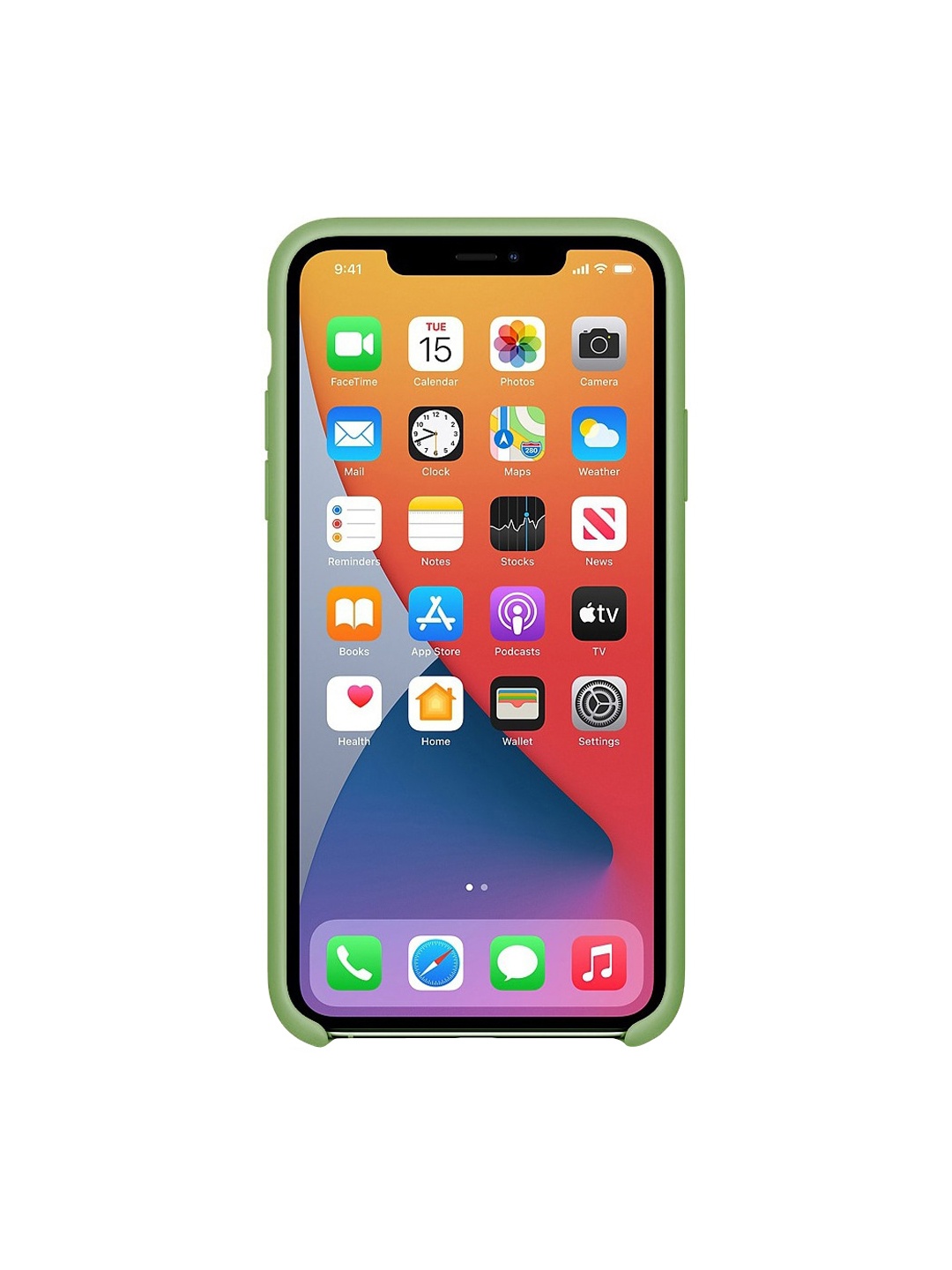 

TREEMODA Silicone iPhone 11 Pro Back Case, Green