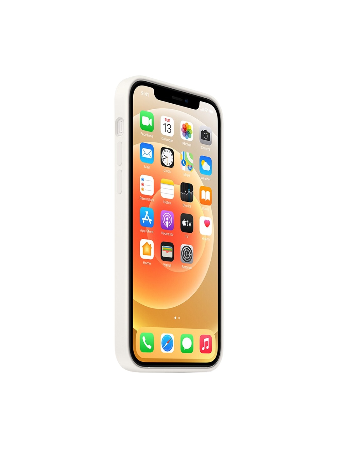 

TREEMODA Silicon iPhone 14 Pro Back Case, White