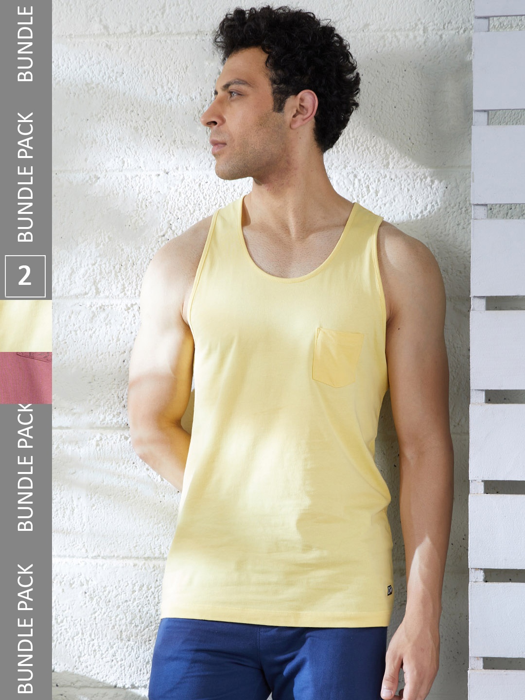

DAMENSCH Set Of 2 Solid Lounge T-Shirt, Pink