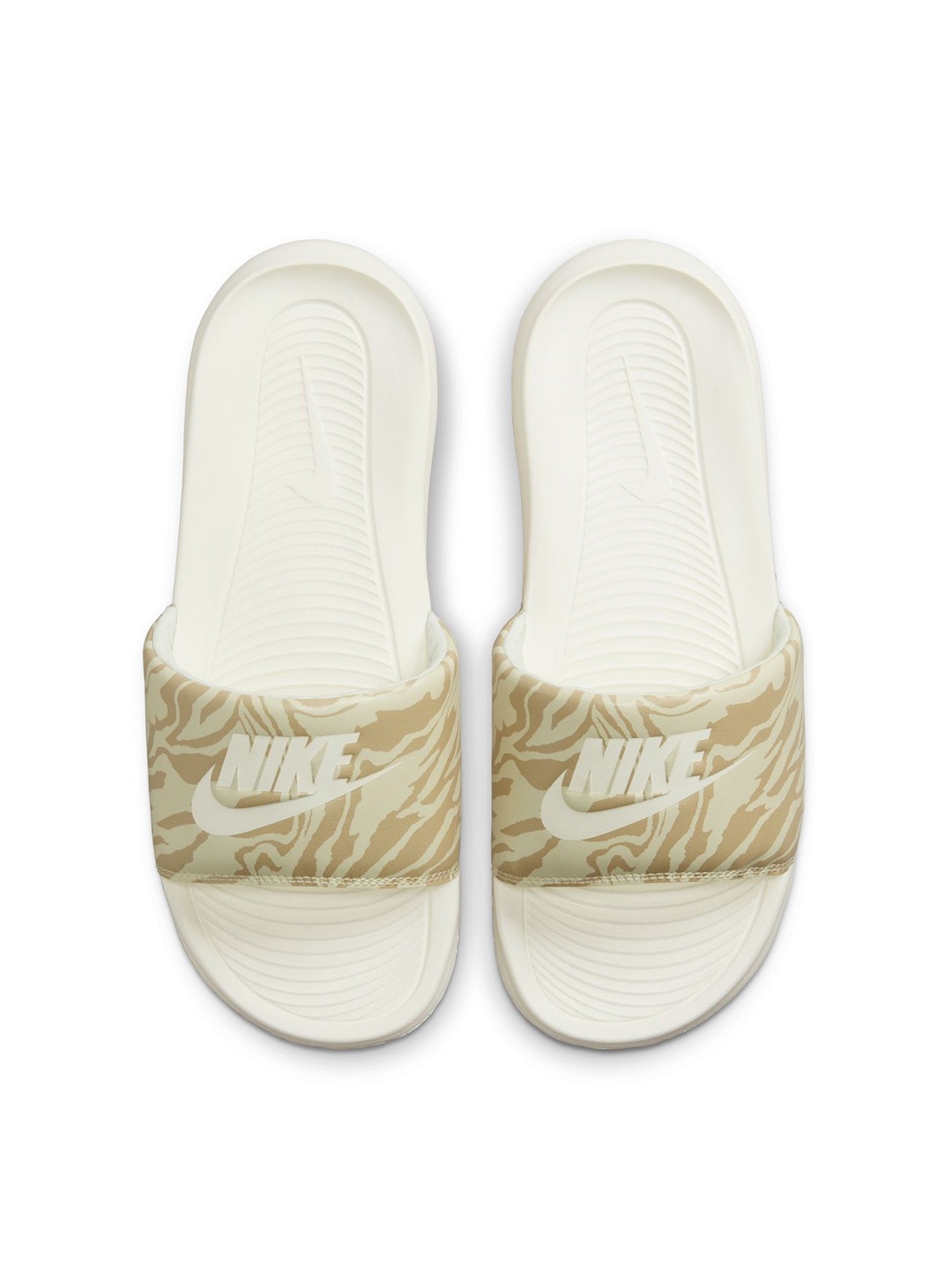 

Nike Women Victori One Print Slides, Beige