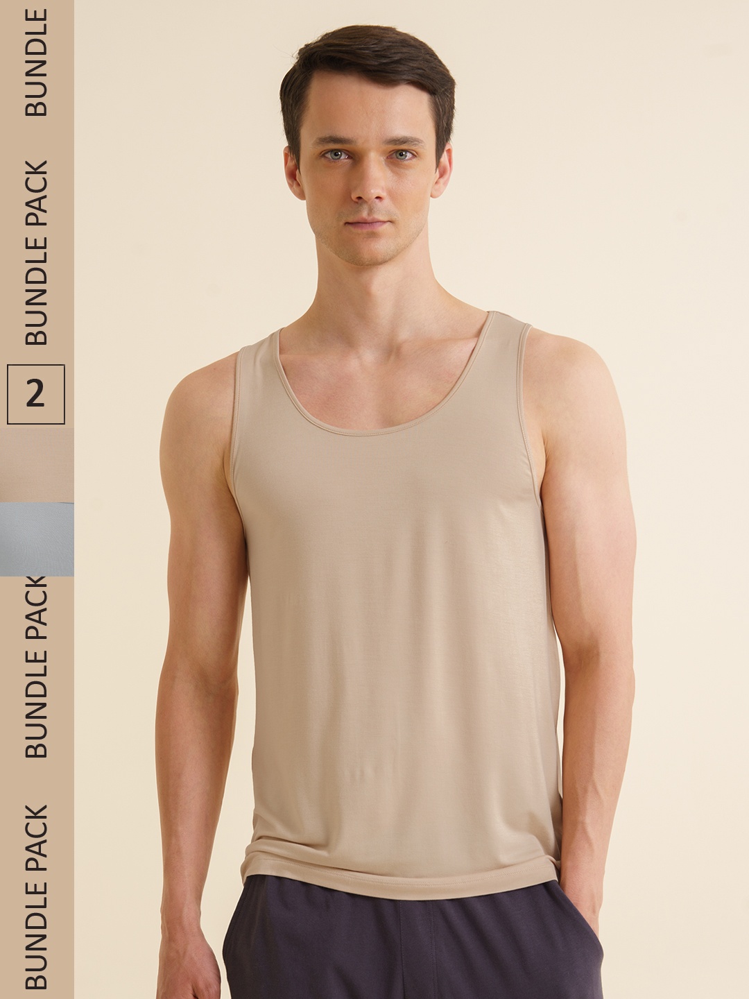 

DAMENSCH Pack of 2 Sleeveless Tshirt, Assorted