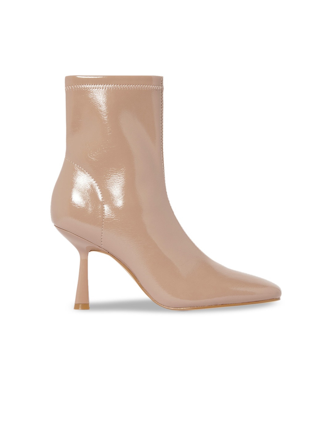 

Forever New Women Heeled Mid-Top Regular Boots, Pink