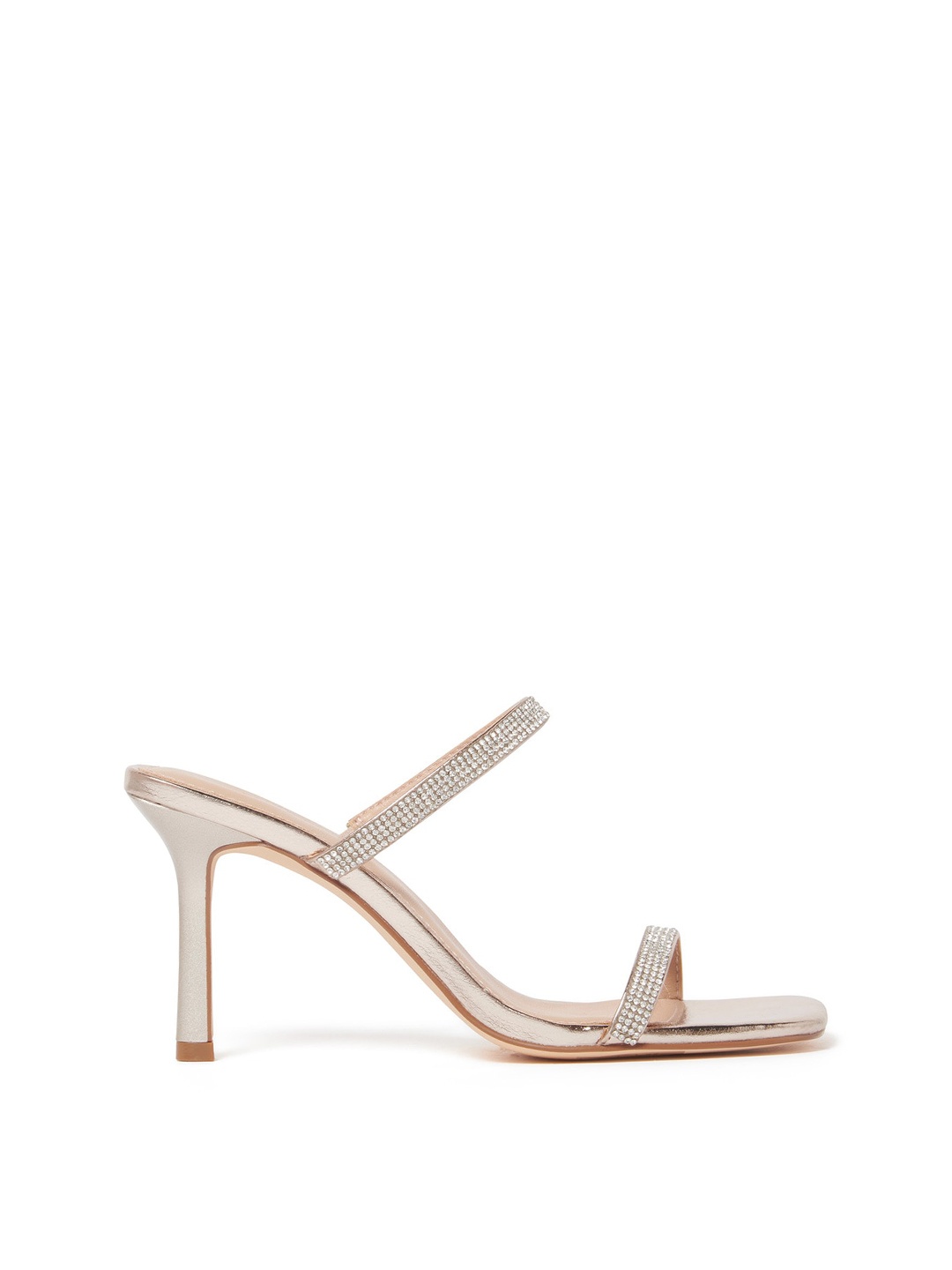 

Forever New Embellished Slim Heels, Rose gold