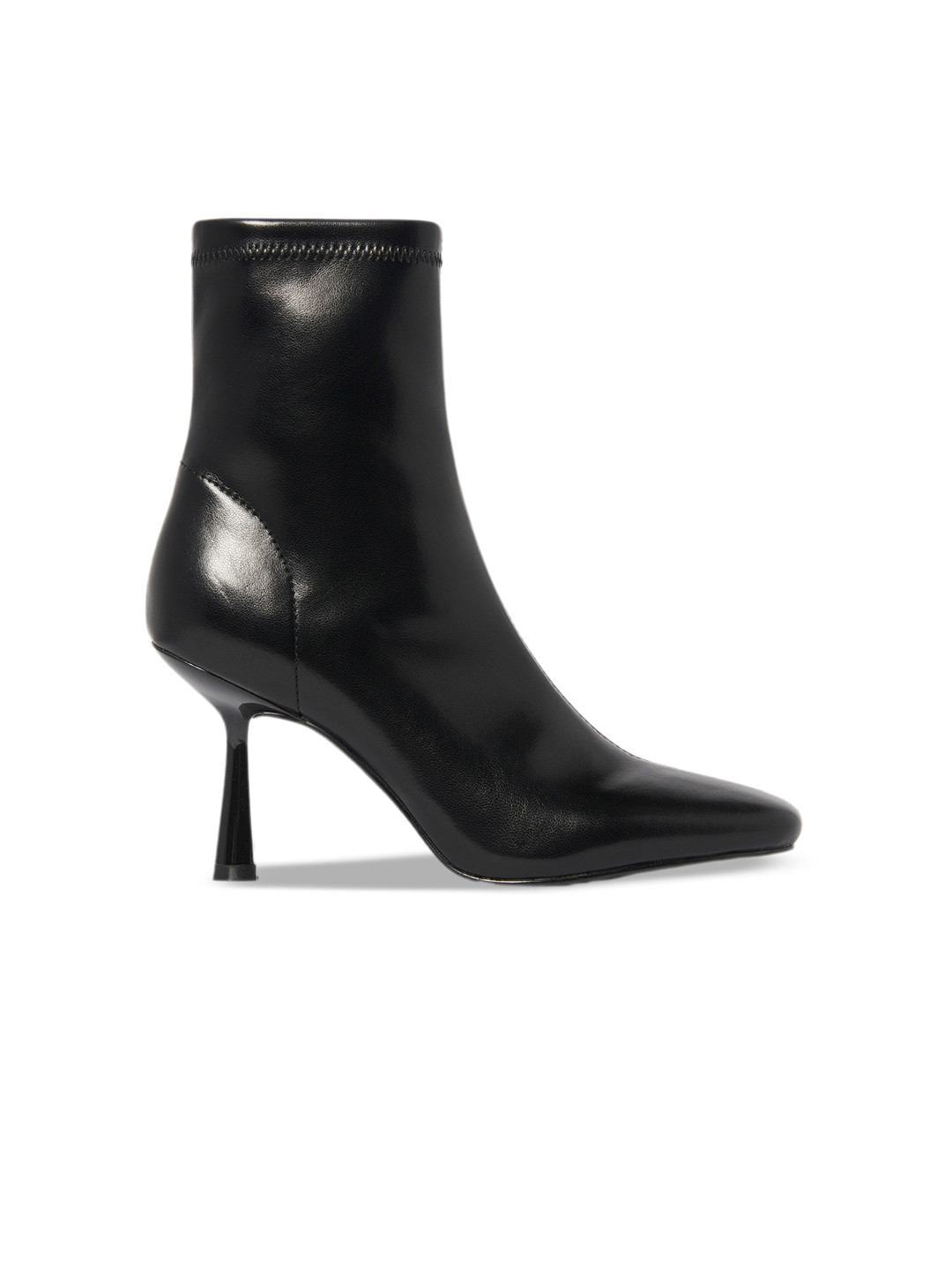 

Forever New Women Heeled Mid-Top Regular Boots, Black