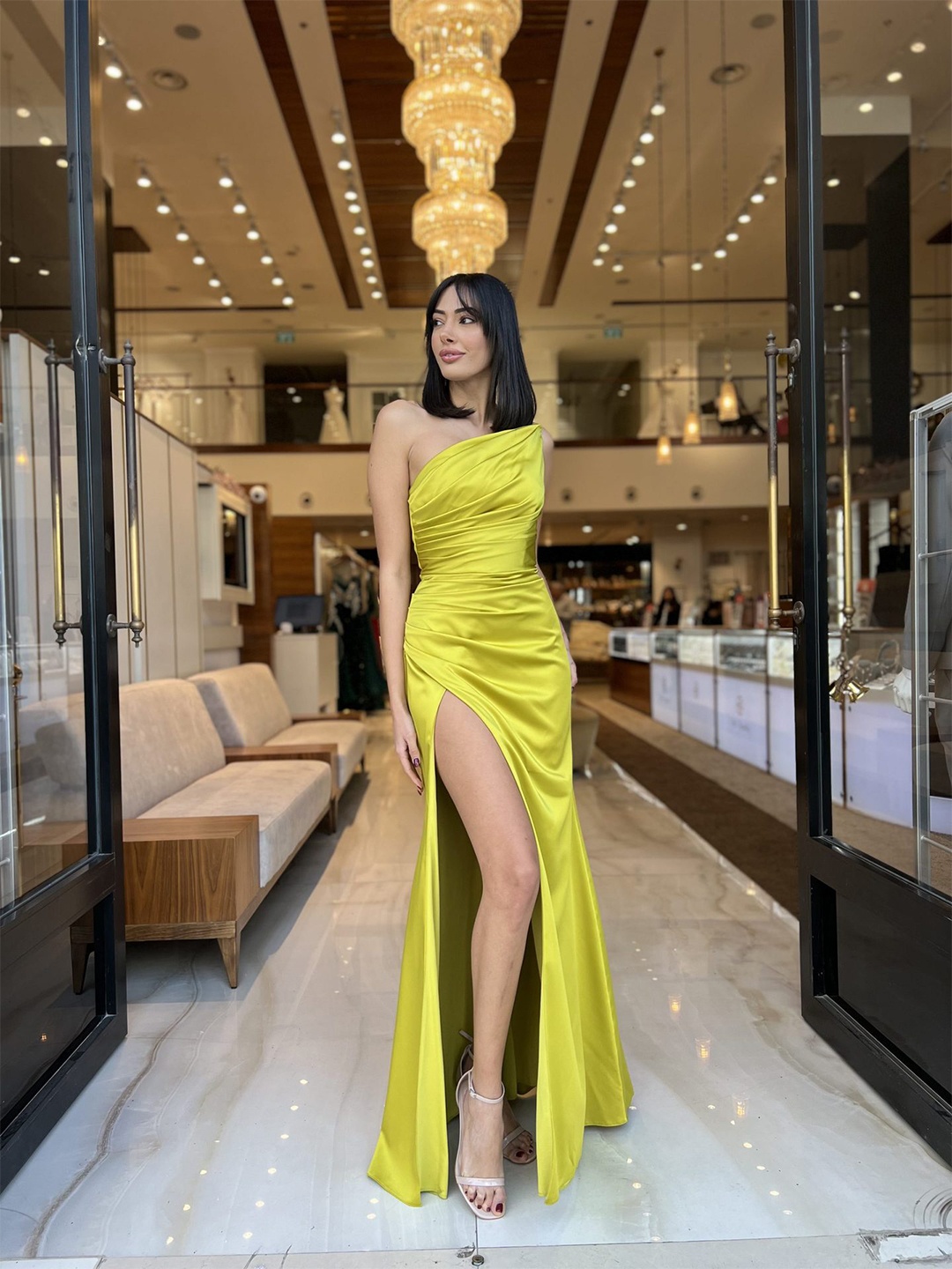 

BoStreet Yellow Maxi Dress