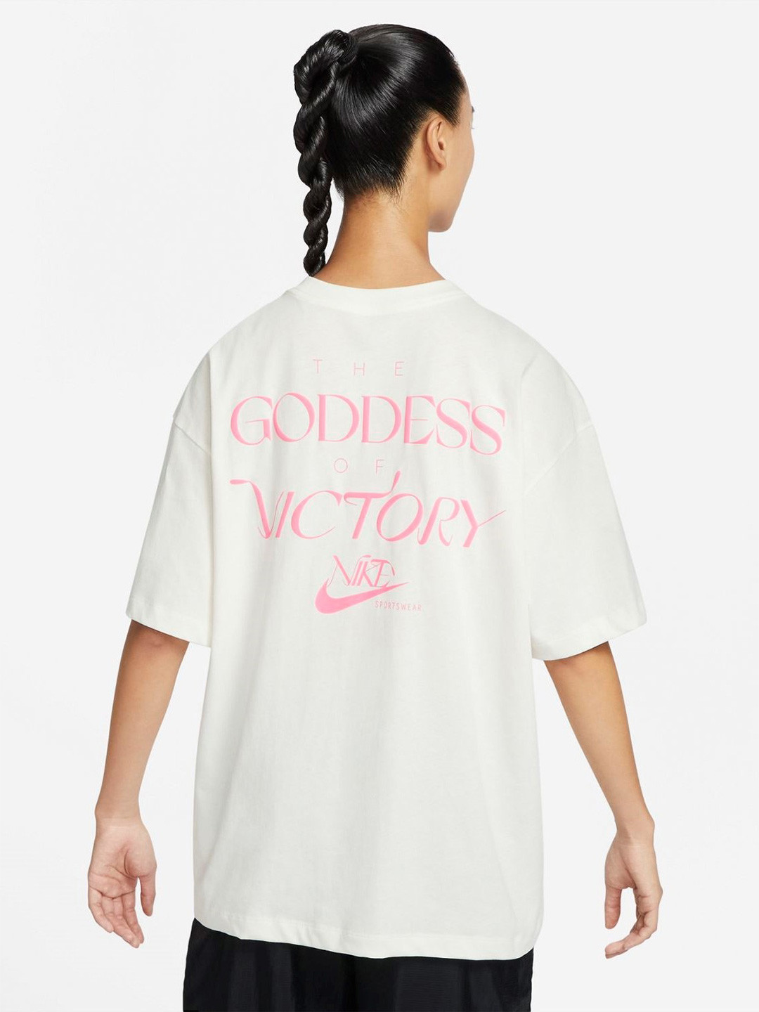 

Nike Printed Sportswear Oversized T-shirt, White