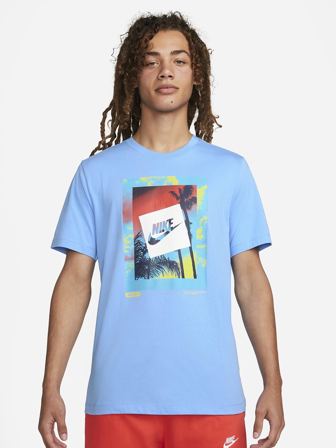 

Nike Graphic Printed Sportswear T-shirt, Blue