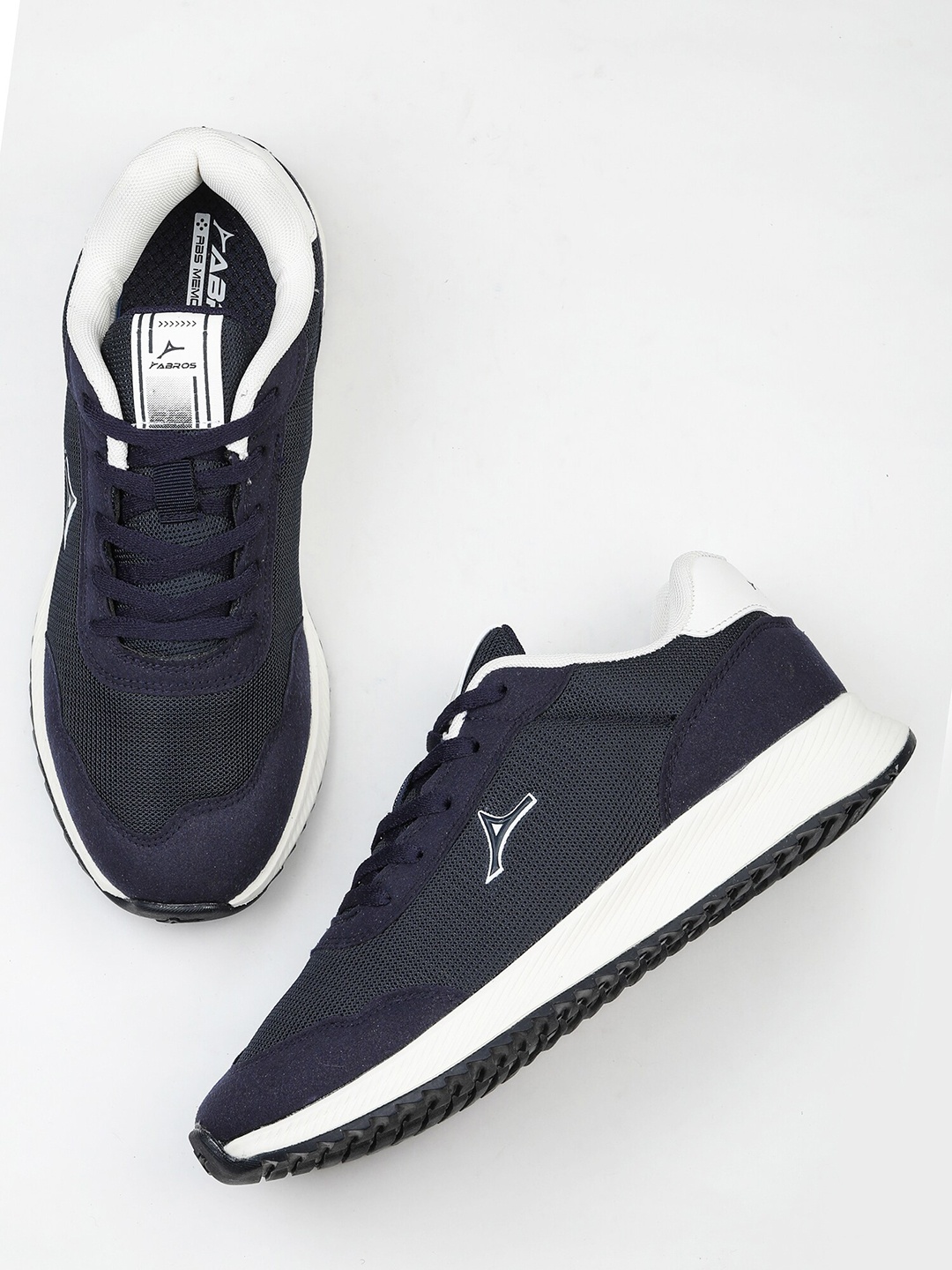 

ABROS Men Air Technology Mesh Running Shoes, Navy blue