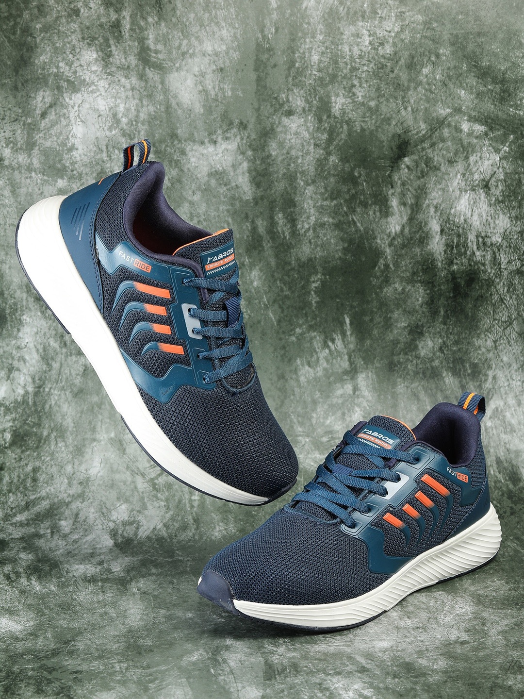 

ABROS Men Air Technology Mesh Running Shoes, Teal
