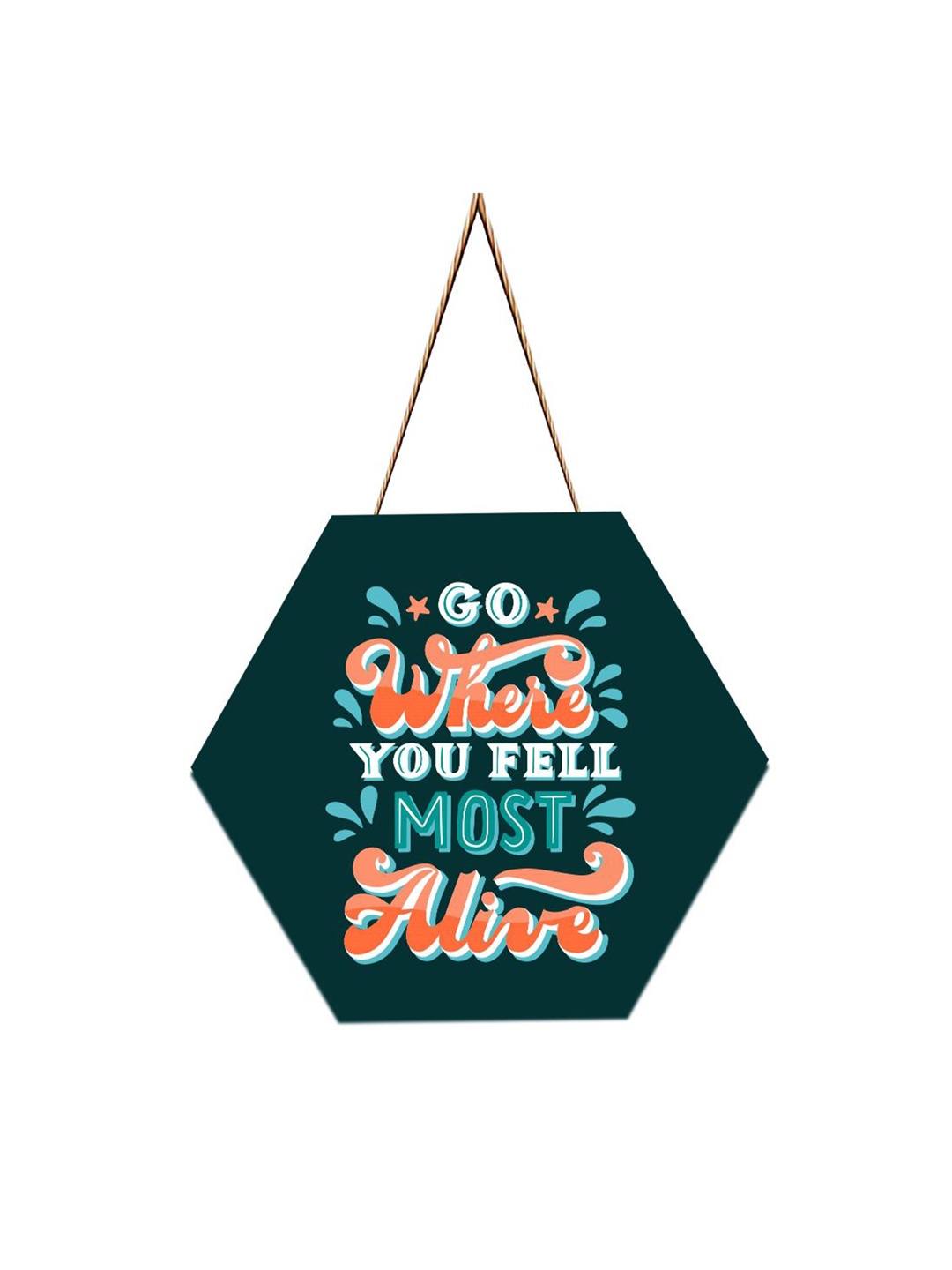 

SAF Black & Red Motivational Quotes Wooden Wall Decor