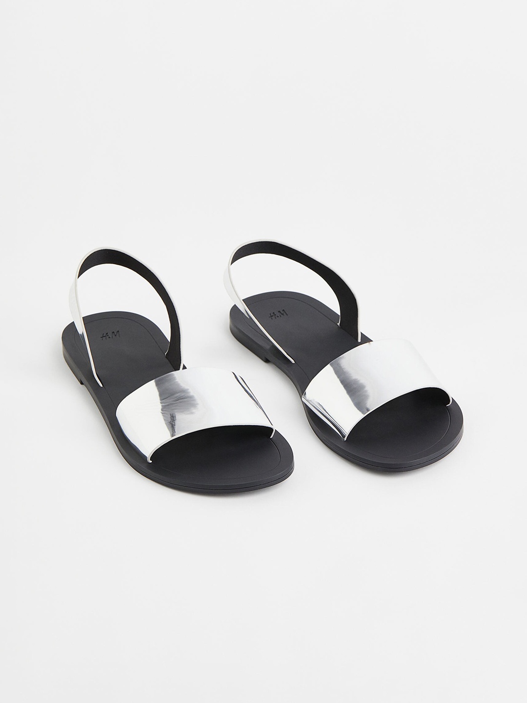 

H&M Women Flats, Silver