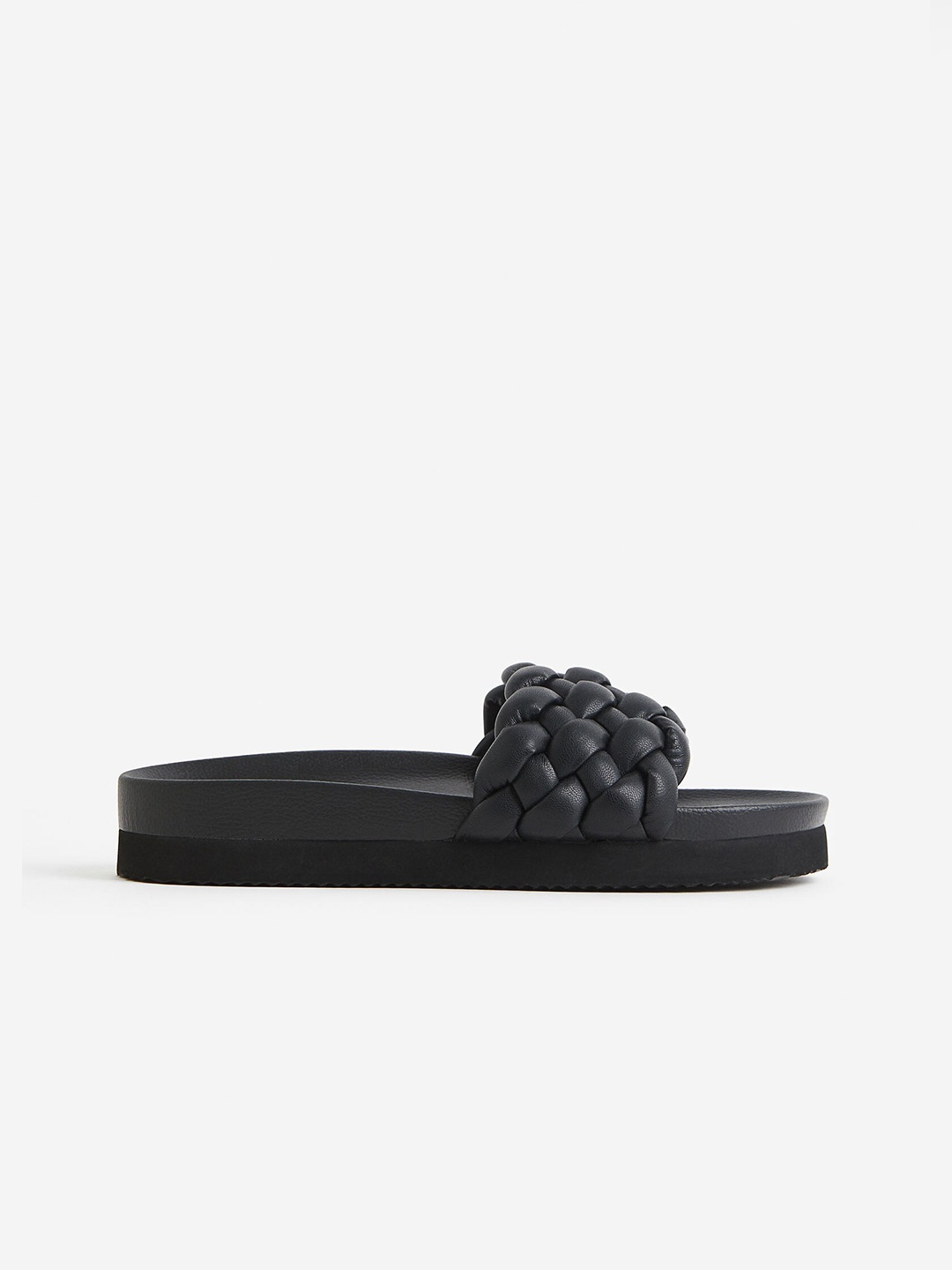 

H&M Women Slides, Black