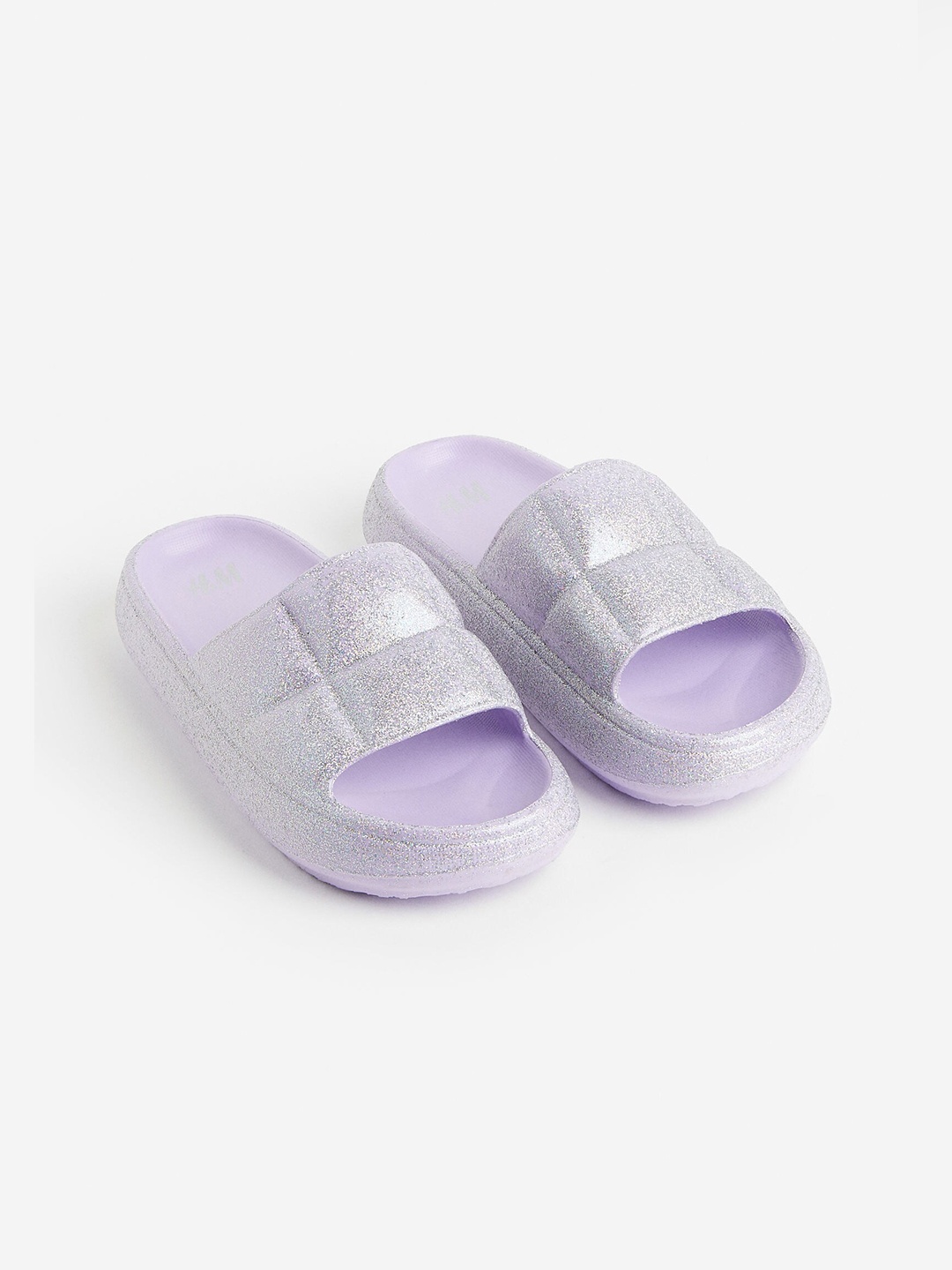 

H&M Women Quilted Pool Shoes, Purple