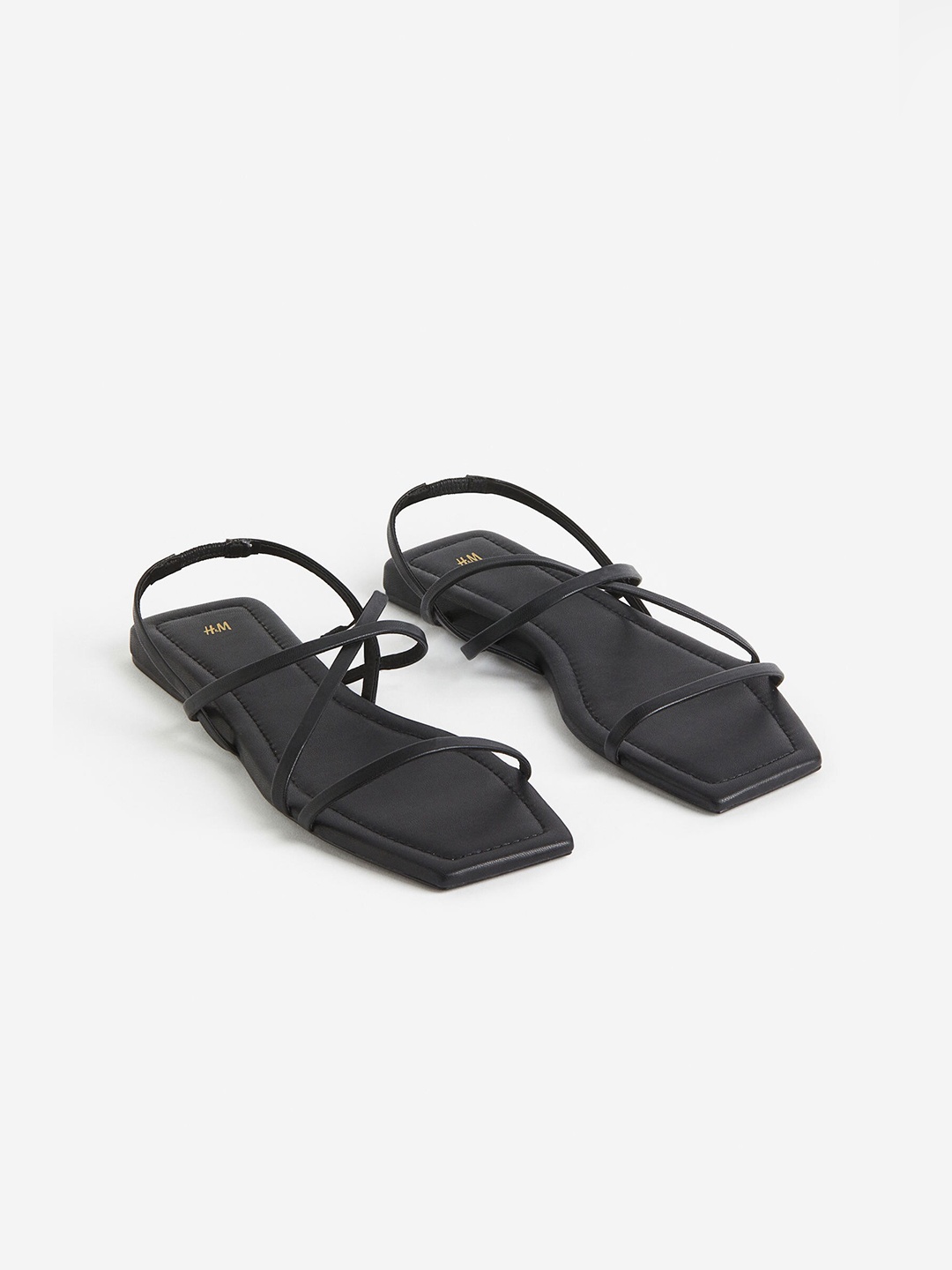 

H&M Women Strappy Flats, Black