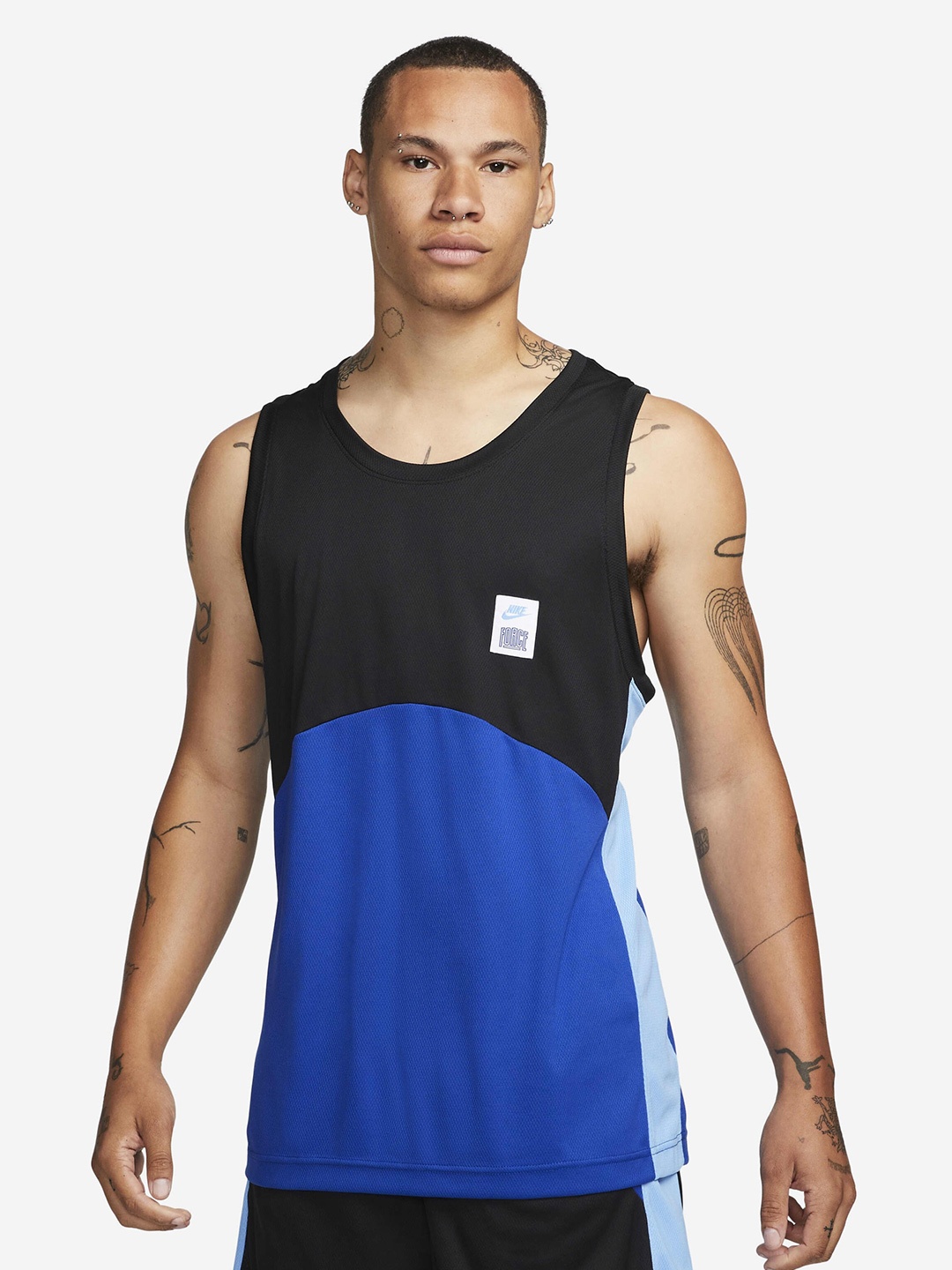 

Nike Colourblocked Dri-FIT Starting 5 Basketball Jersey, Black