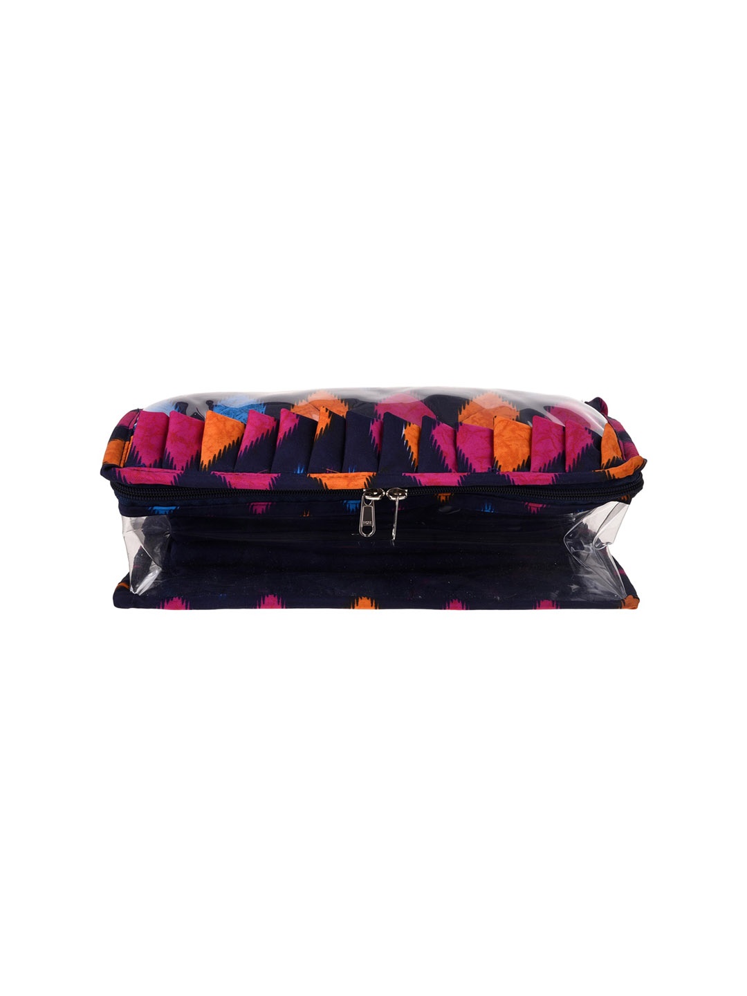 

Kuber Industries Blue & Red Jewellery Storage Bag With 13 Pouches