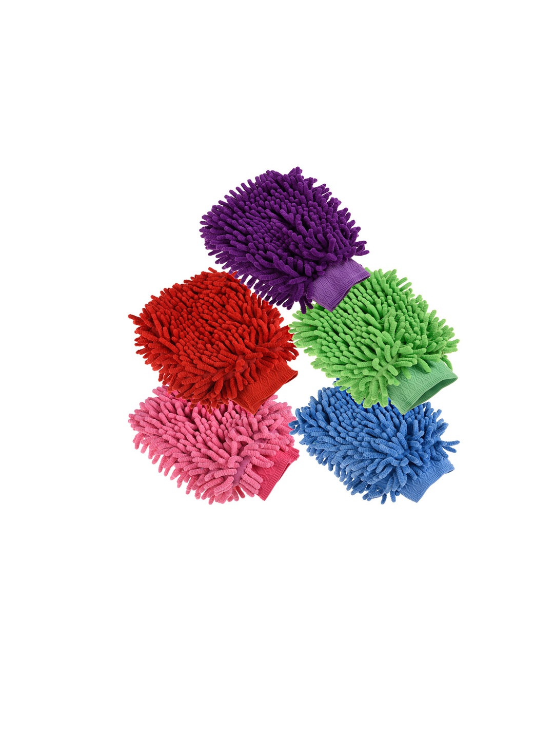 

Kuber Industries Purple & Blue 5 Pieces Hand Duster
