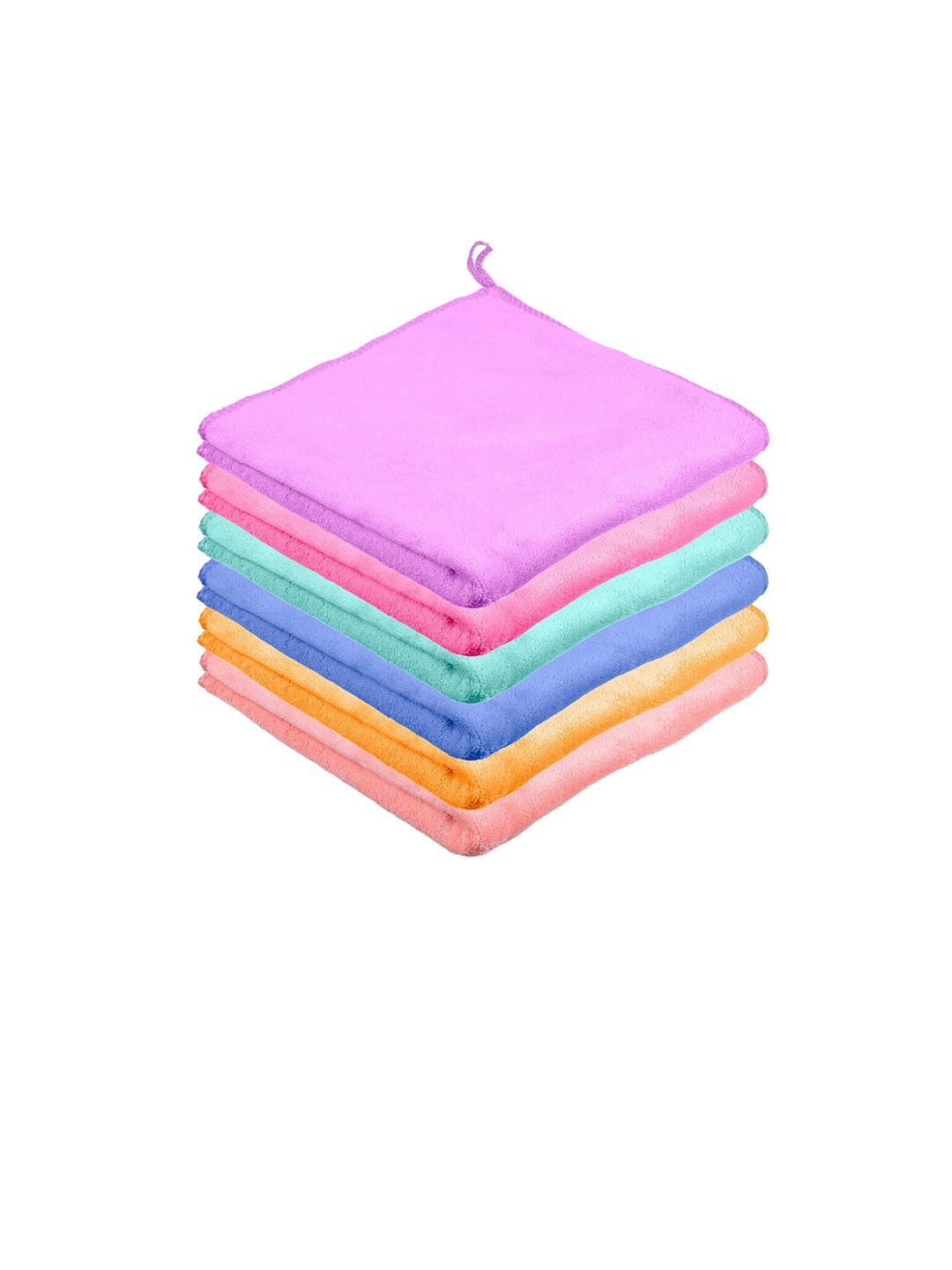 

Kuber Industries Purple & Pink 6 Pieces Kitchen Towels