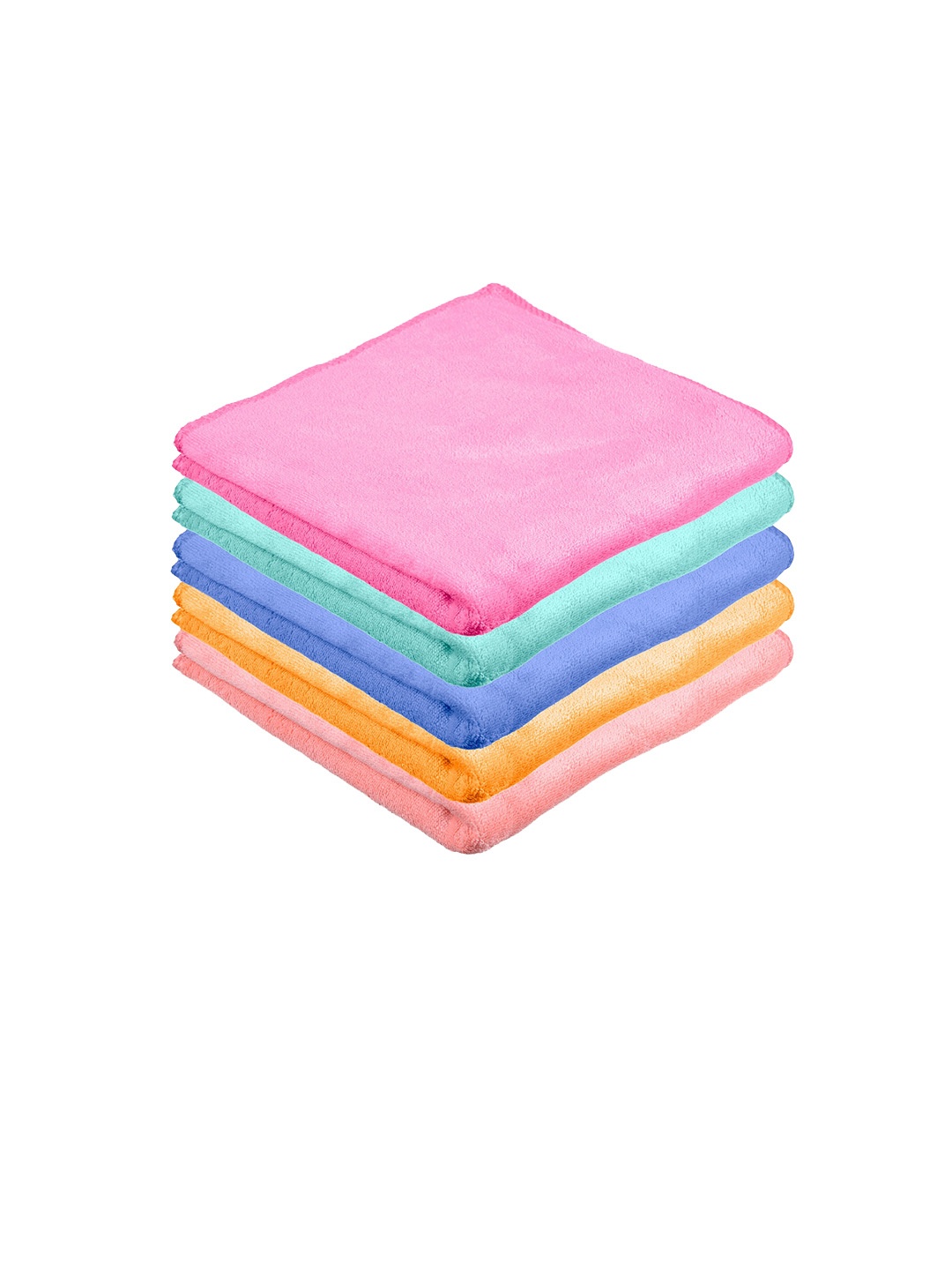 

Kuber Industries Purple & Blue 5 Pieces Kitchen Towels