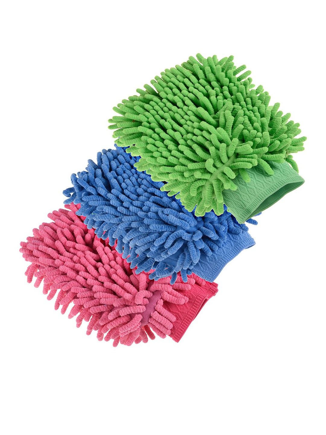 

Kuber Industries Green & Blue 3 Pieces Hand Duster