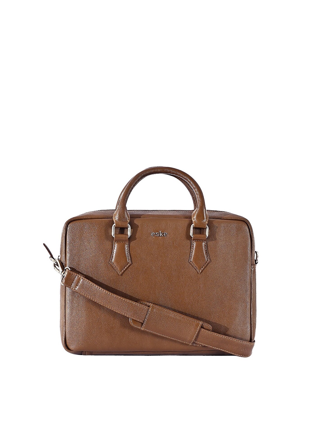 

Eske Men Leather Laptop Bag, Tan