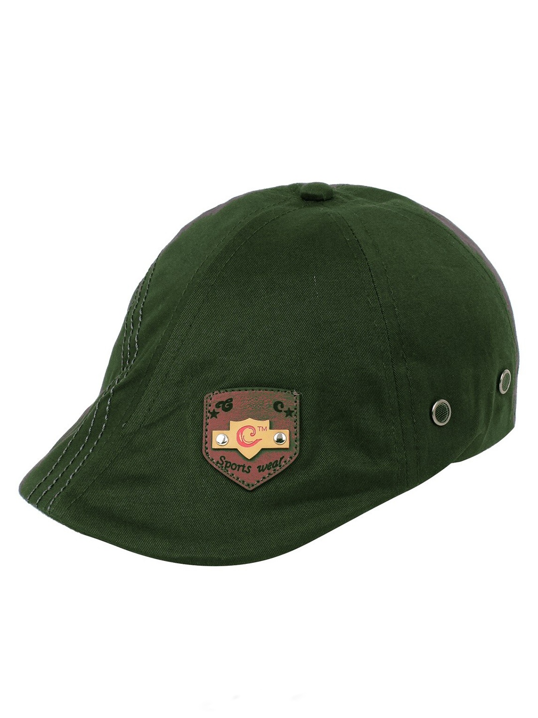 

Zacharias Men Cotton Ascot Cap, Green
