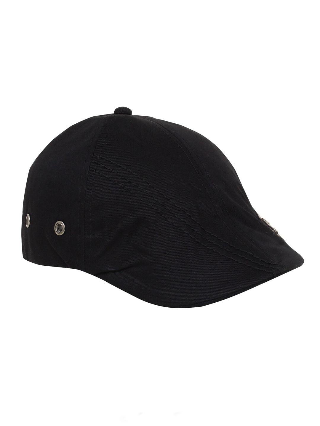 

Zacharias Men Cotton Ascot Cap, Black
