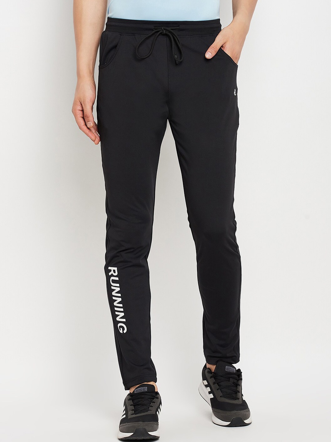 

Duke Men Mid-Rise Track Pants, Black