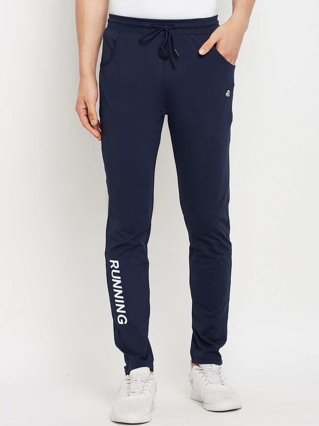 

Duke Men Mid-Rise Track Pants, Navy blue