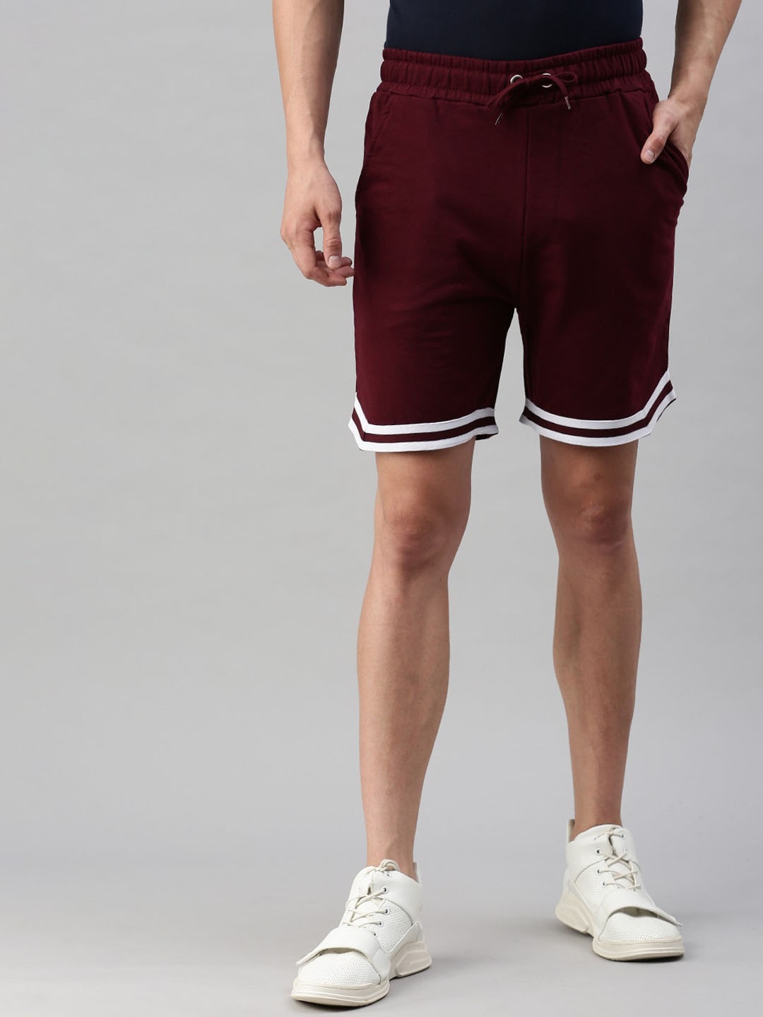 

Urban Dog Men Cotton Sports Shorts, Maroon
