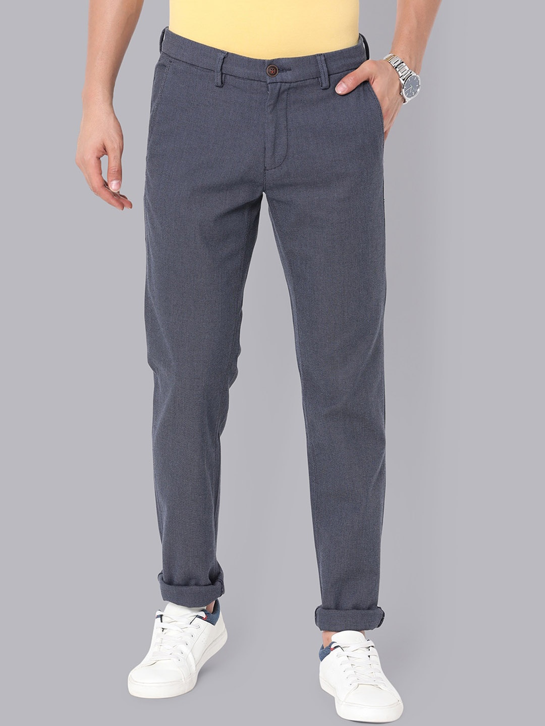 

Van Heusen Sport Men Slim Fit Trousers, Blue
