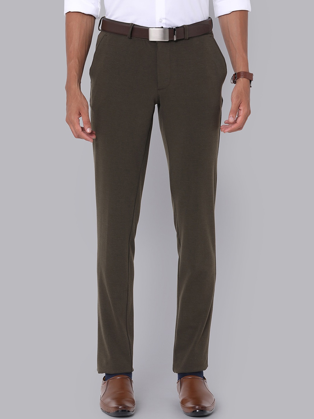 

Van Heusen Sport Men Slim Fit Trousers, Brown