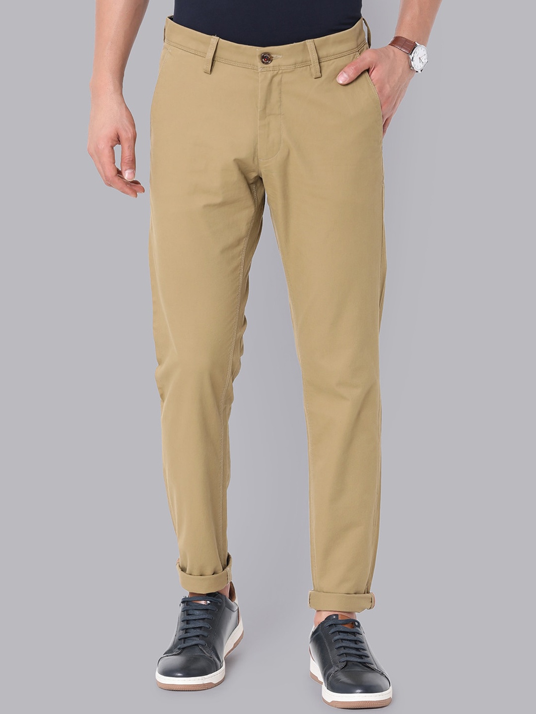 

Van Heusen Sport Men Slim Fit Trousers, Khaki