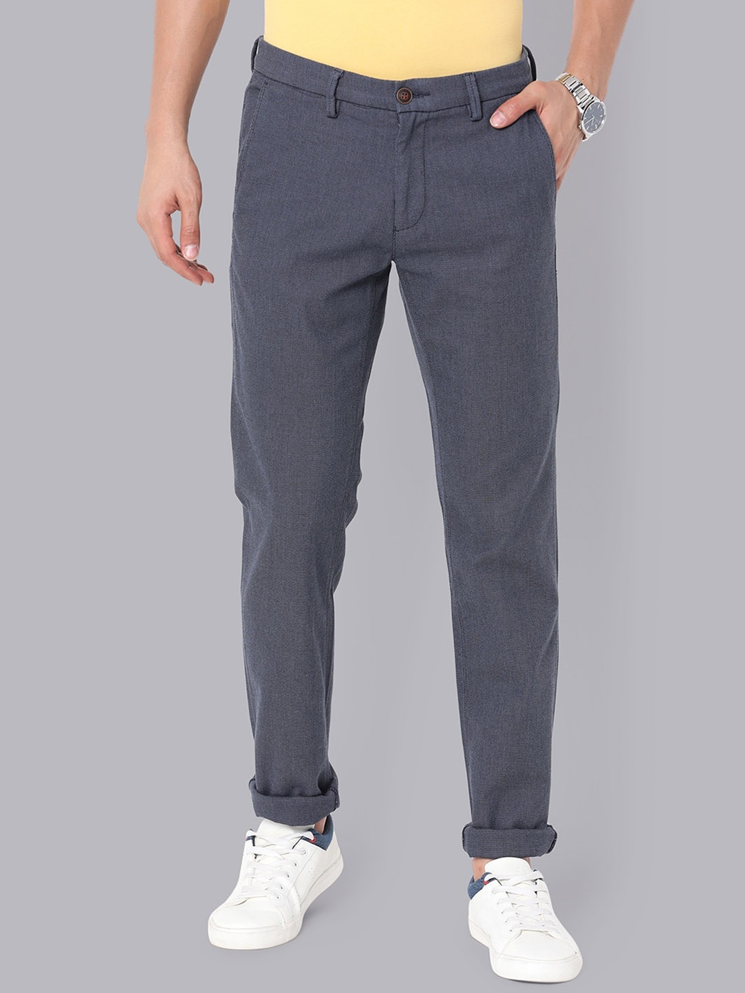 

Van Heusen Sport Men Blue Slim Fit Trousers