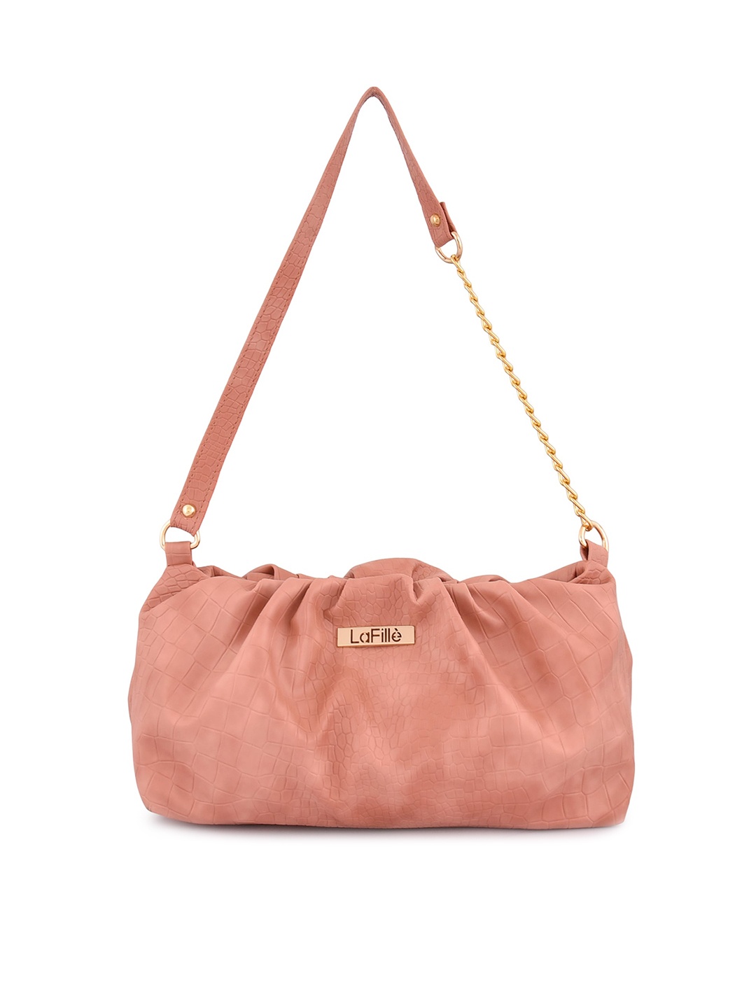 

LaFille Structured Shoulder Bag, Peach