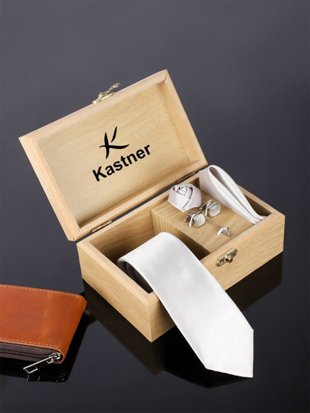 

Kastner Men Men Set Of 4 Accessory Gift Set, White