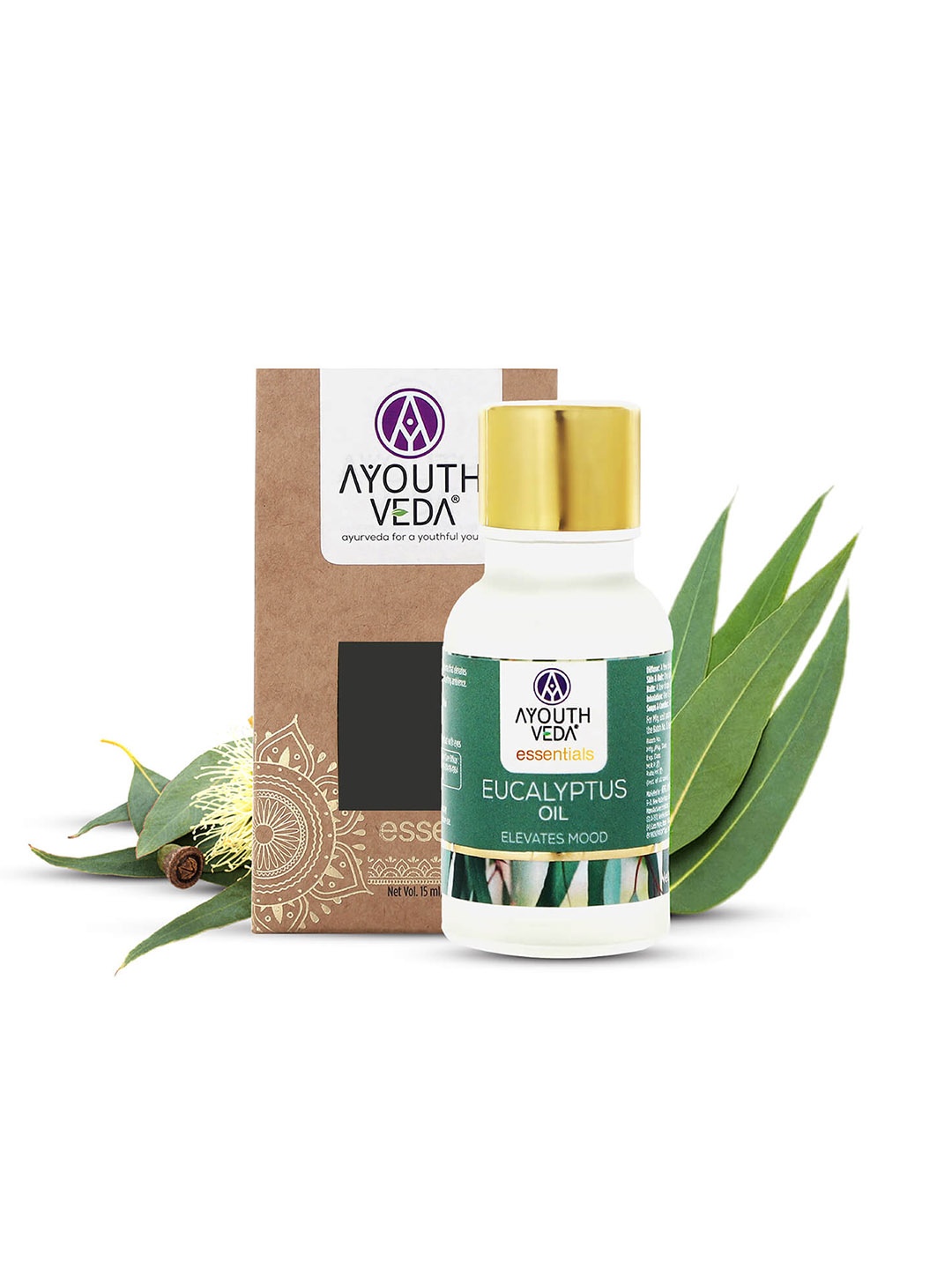 

AYOUTHVEDA 100% Pure & Natural Eucalyptus Nilgiri Essential Oil - 15 ml, Brown