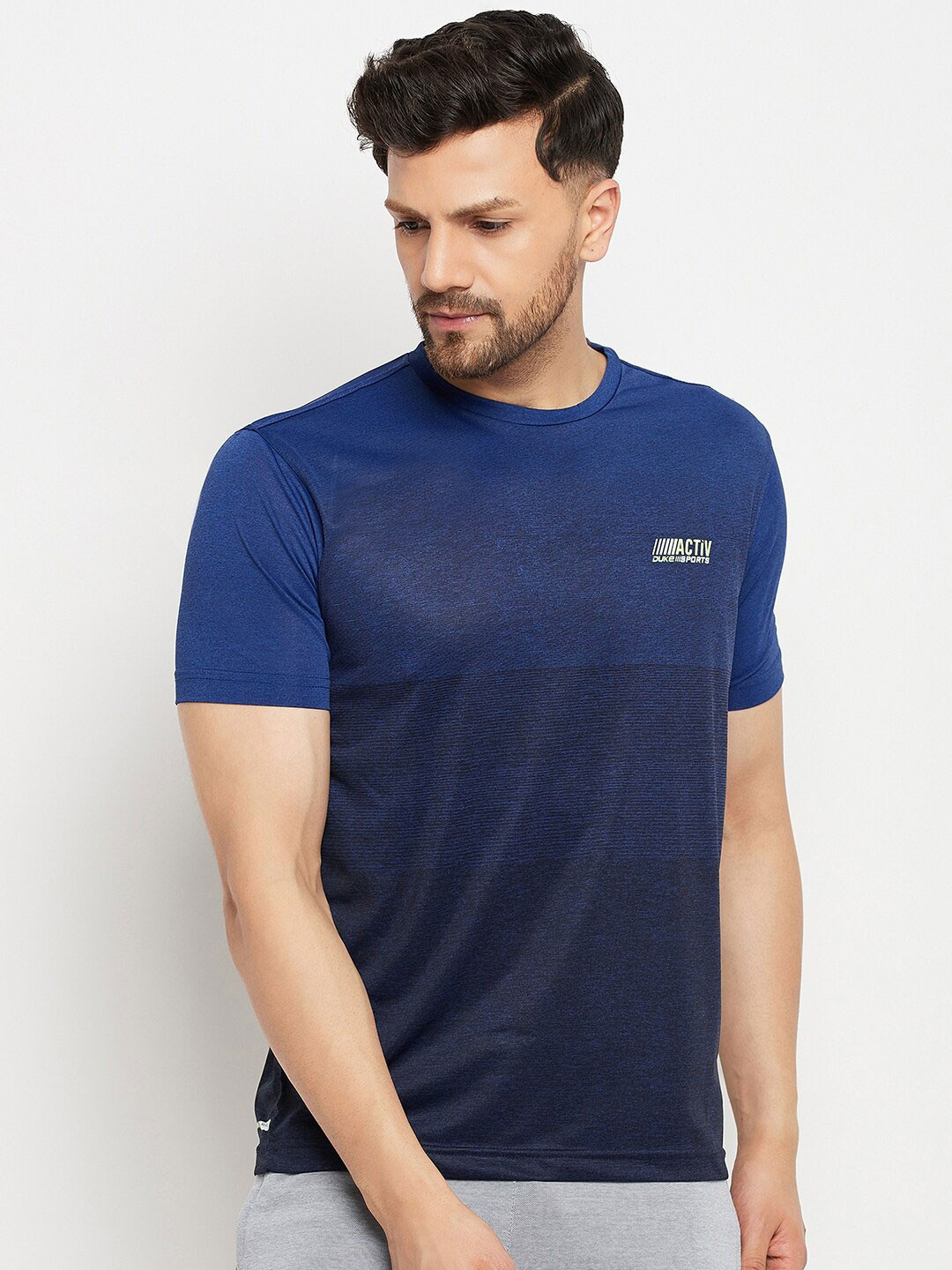 

Duke Round Neck Training Or Gym Sports T-shirt, Blue
