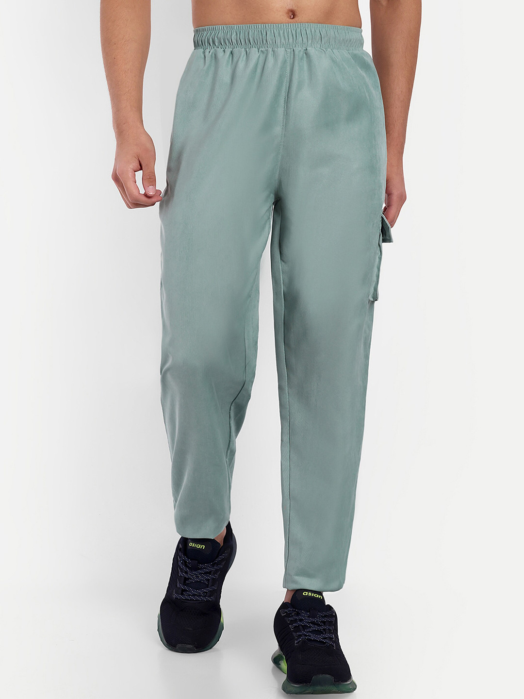 

SIAPA Men oversize antimicrobial track pant, Sea green