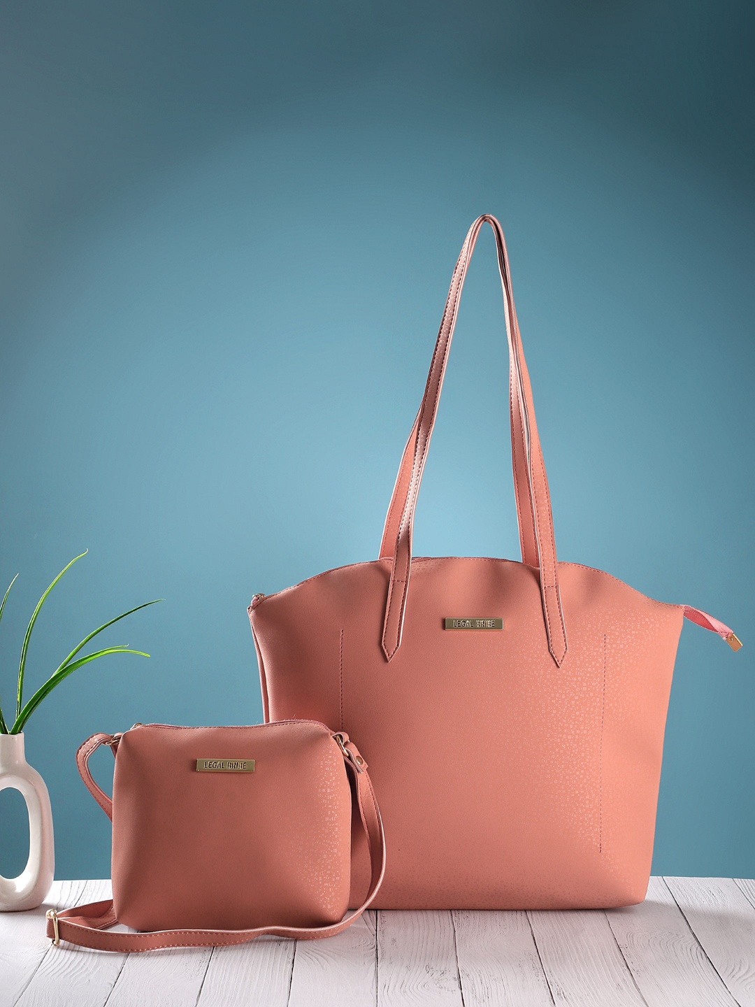 

LEGAL BRIBE PU Shopper Shoulder Bag, Pink