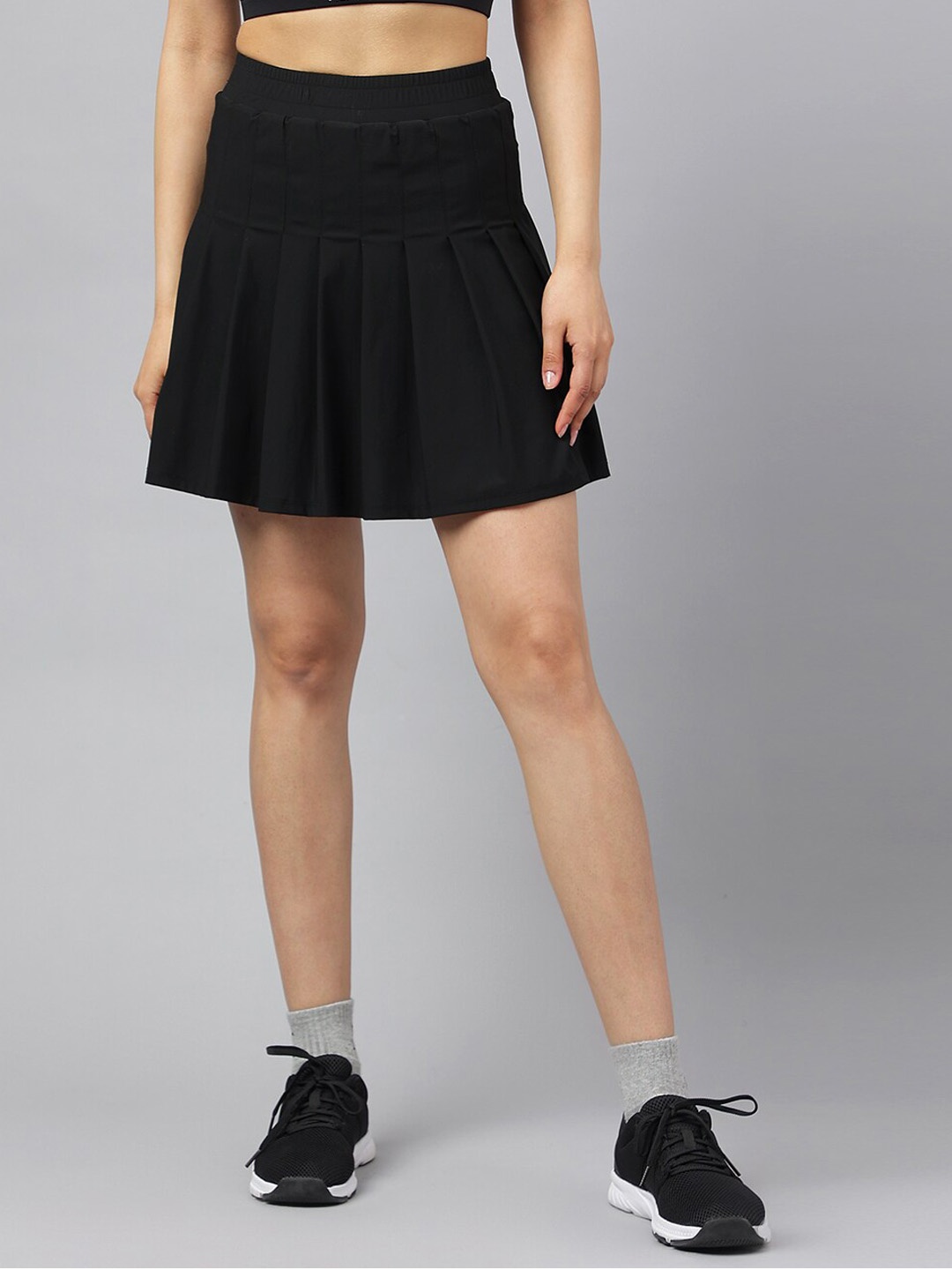 

Fitkin Flared Mini Skirt, Black