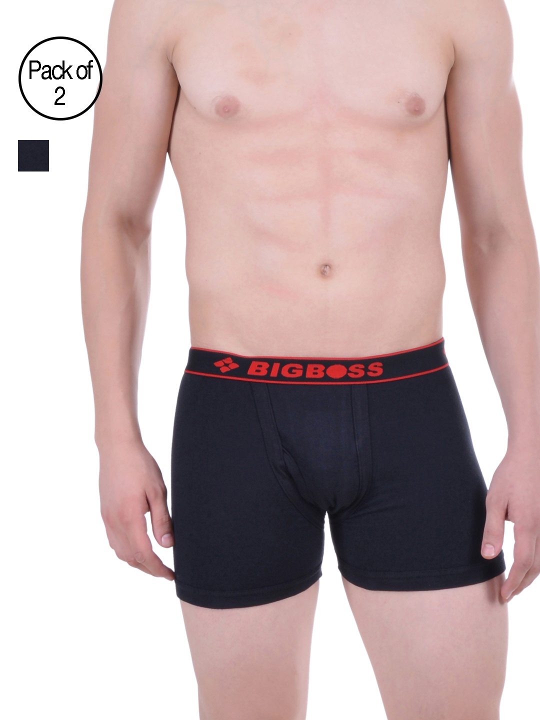 

Dollar Bigboss Men Pack of 2 Black Trunks MDTR-09-R1-PO2