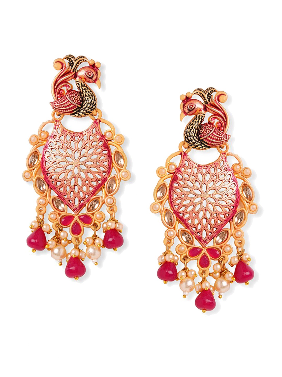 

HOT AND BOLD Gold-Toned Classic Drop Earrings